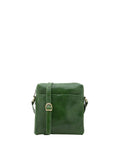 Men's Genuine Leather Crossbody Bag - False Model - Made in Italy