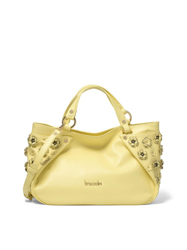Women's Shoulder Bag - Iolara Lux Model - Genuine Leather