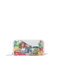 Women's Havana Wallet - Fabric & Polyester - Zip Closure