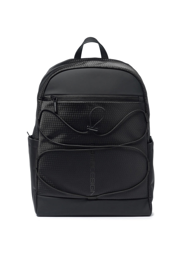 Casual Polyurethane Men's Backpack - Hadron Model - With Zipper
