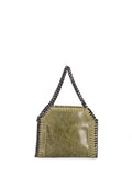 Women's Handbag Made in Italy - Zefira Chic Model - Printed Suede Leather