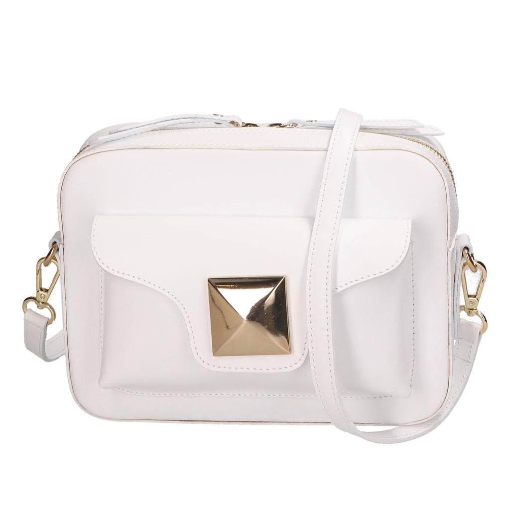 Women's Shoulder Bag - Ilenia Model - 100% Leather