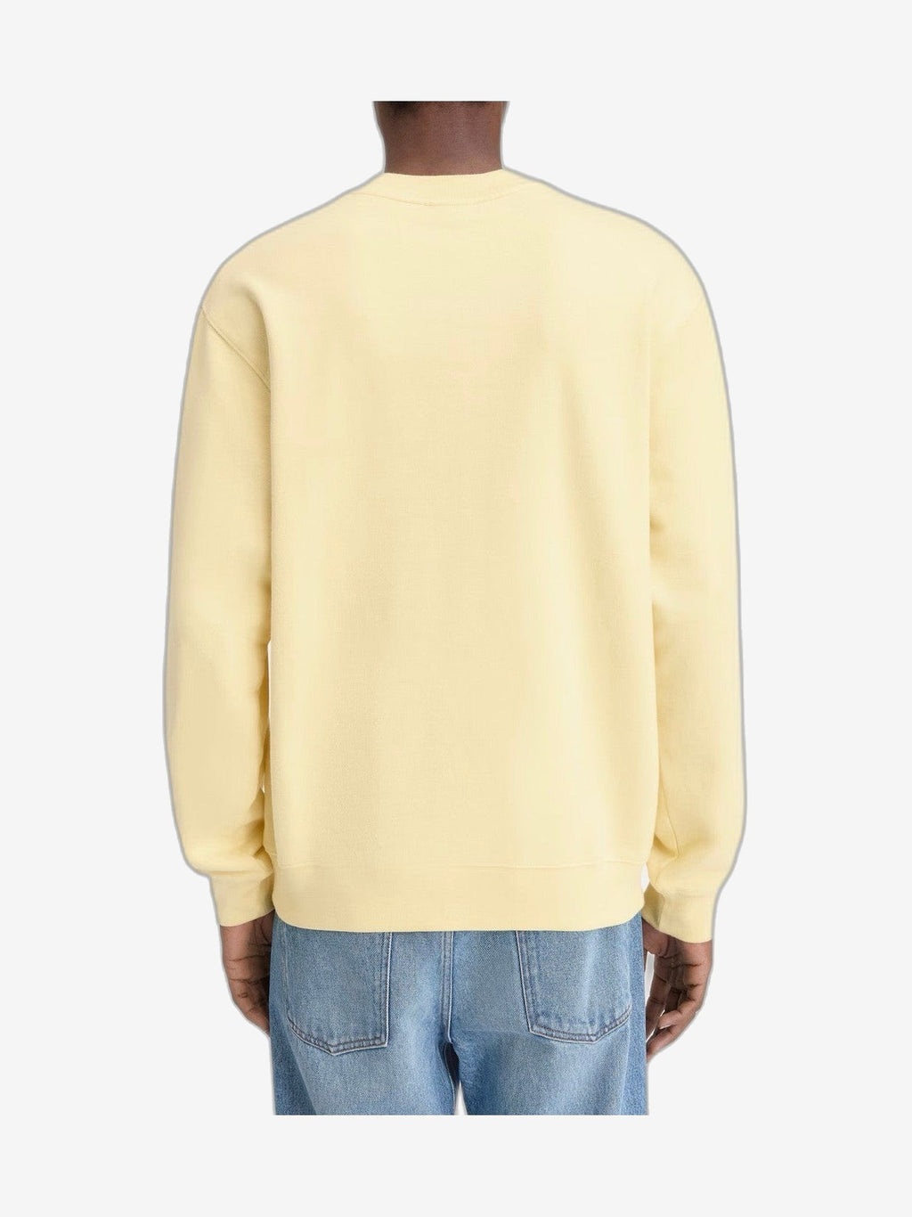JACQUEMUS Sudadera Hombre Marfil Algodón Cuello Redondo