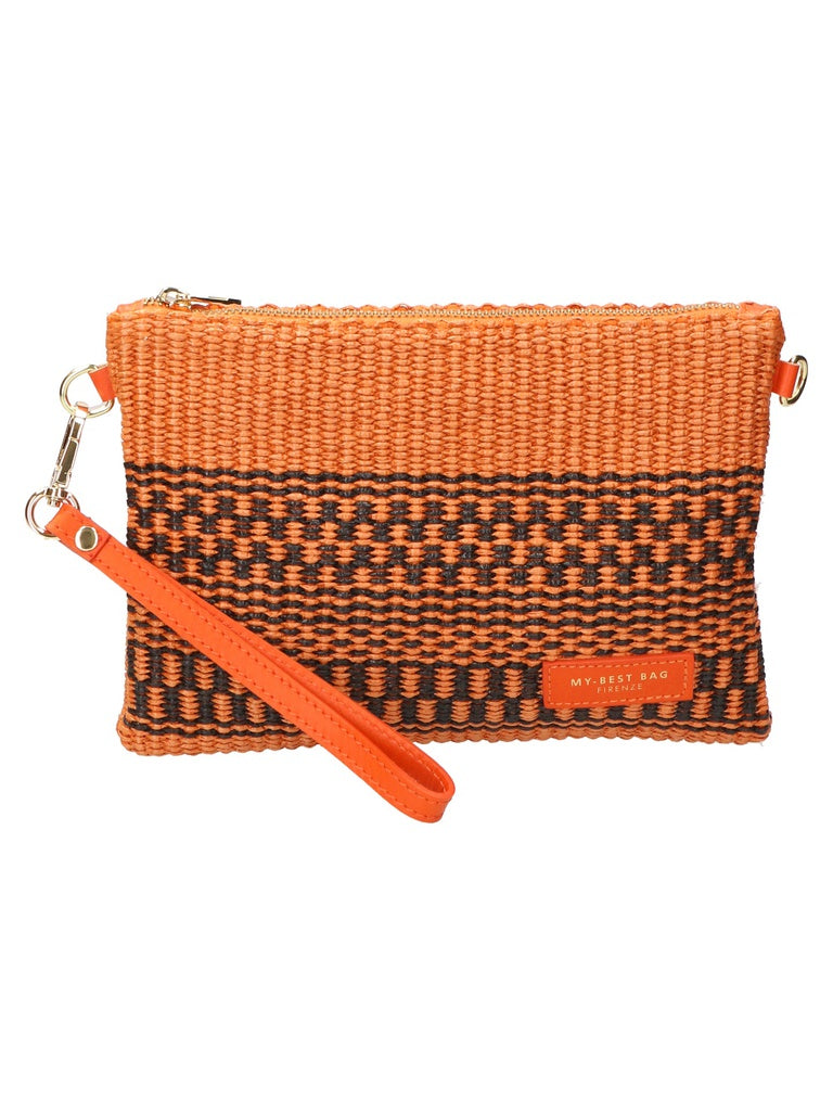 Women's Straw Clutch - False Design - Made in Italy