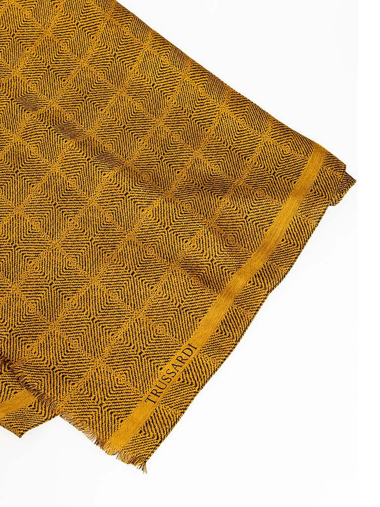 Men's Scarf Viscose & Sisal Blend - Ardenza Pattern - Year-Round