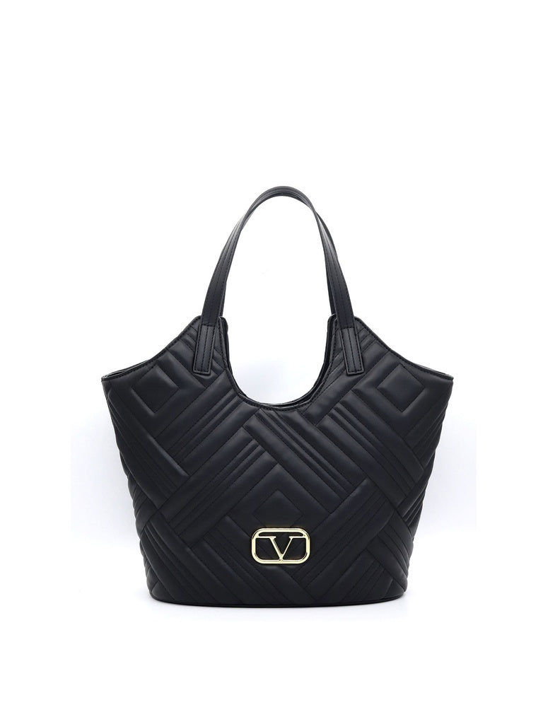 Women's Shopper Bag - Biarriz Model - Faux Leather