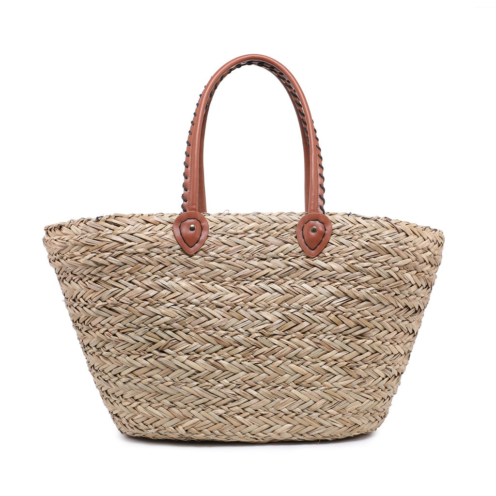 Women's Rattan Tote Bag - Summer Style