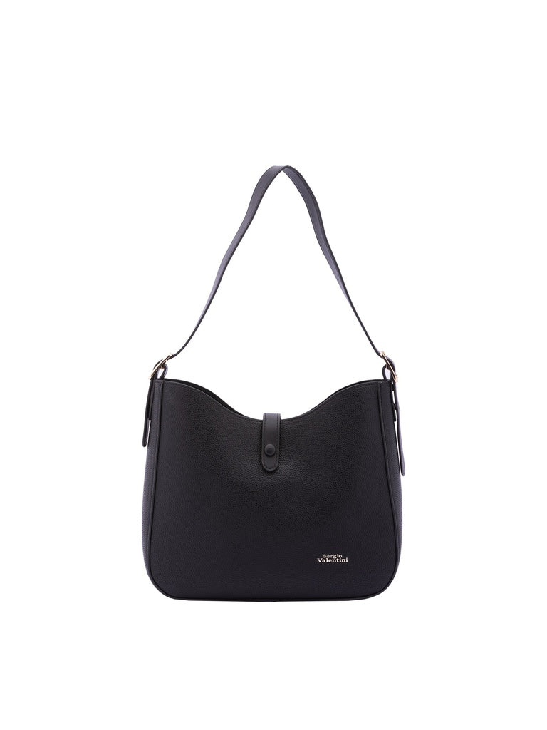 Women's Shoulder Bag - False Design - Faux Leather