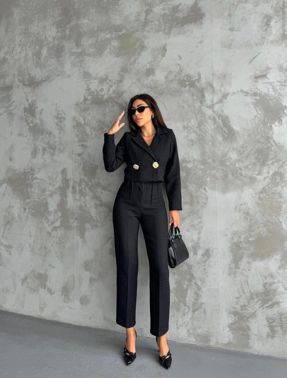 Pantaloni Lonca Donna Nero