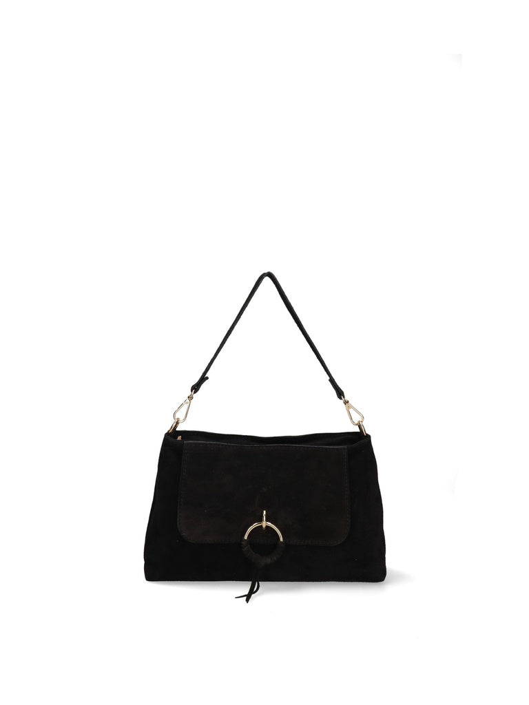 Women's Handbag - Made in Italy - Celeste Pro Model - Suede Leather
