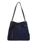 Women's Shoulder Bag - Made in Italy - Seraphina Elite Model - Suede Leather