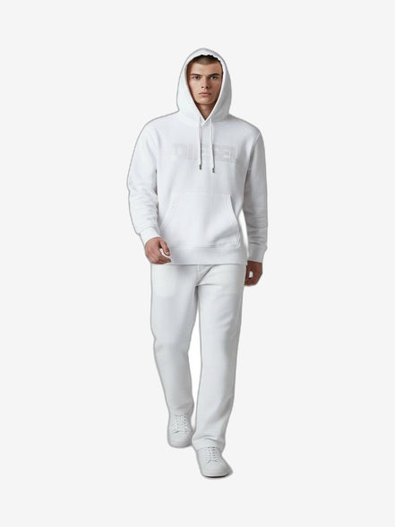 DIESEL Felpa Uomo Bianco Cotone