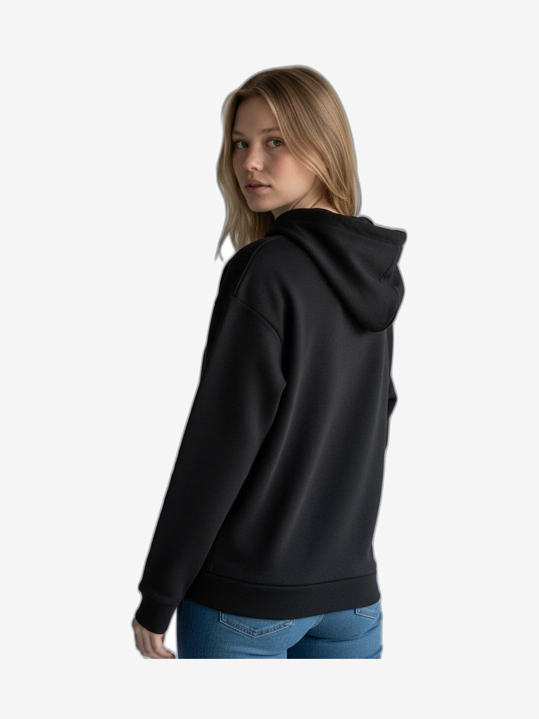 EA7 Felpa Donna Bianco Cotone
