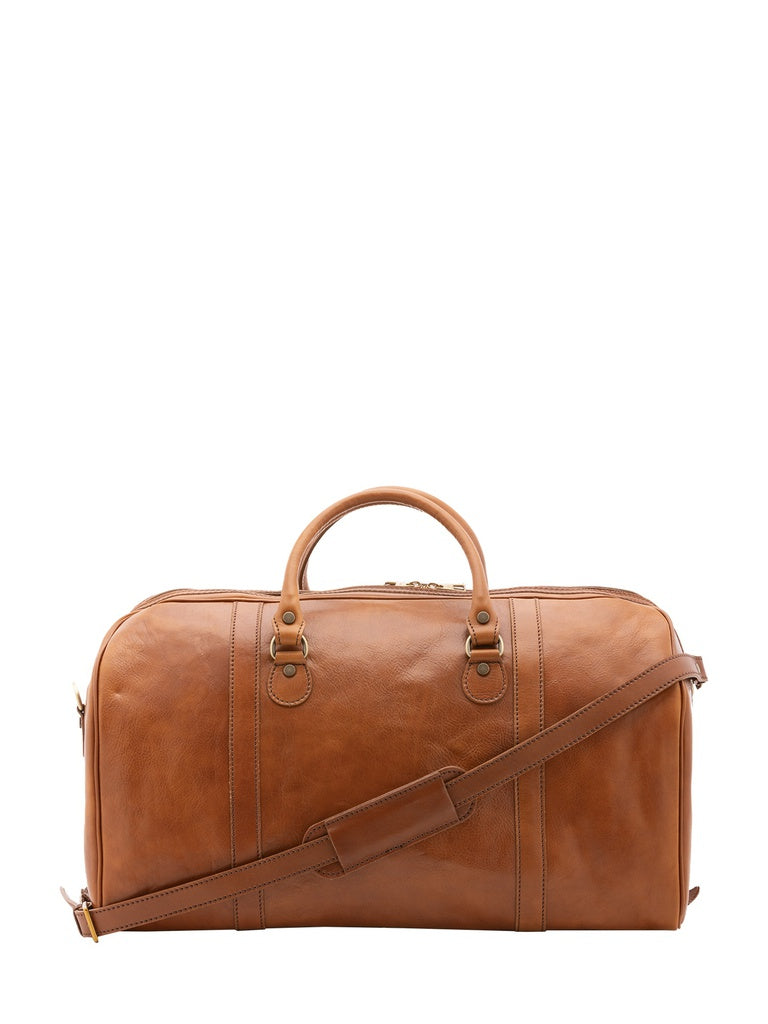 Unisex Genuine Leather Travel Bag - False Model - 100% Cotton