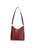 Women's Shoulder Bag - Carmine Model - Genuine Leather