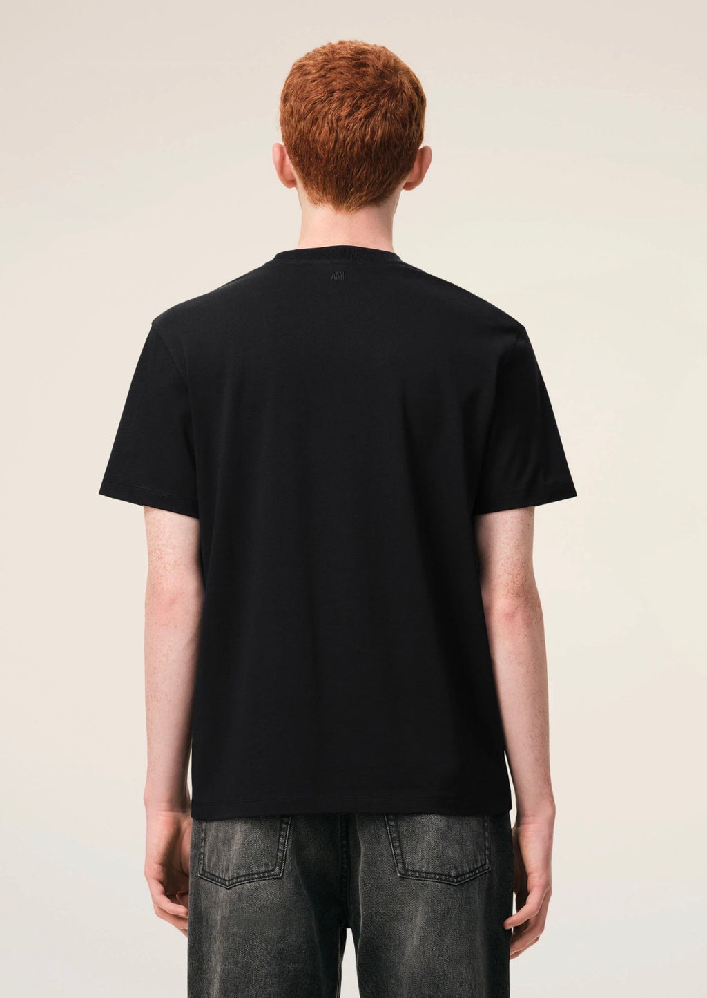 T-Shirt Ami Paris Uomo Nero