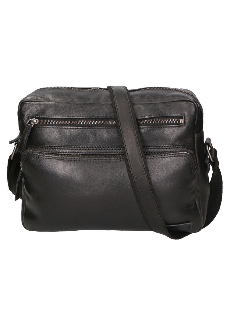 Unisex Shoulder Bag - Altero Model - Genuine Leather