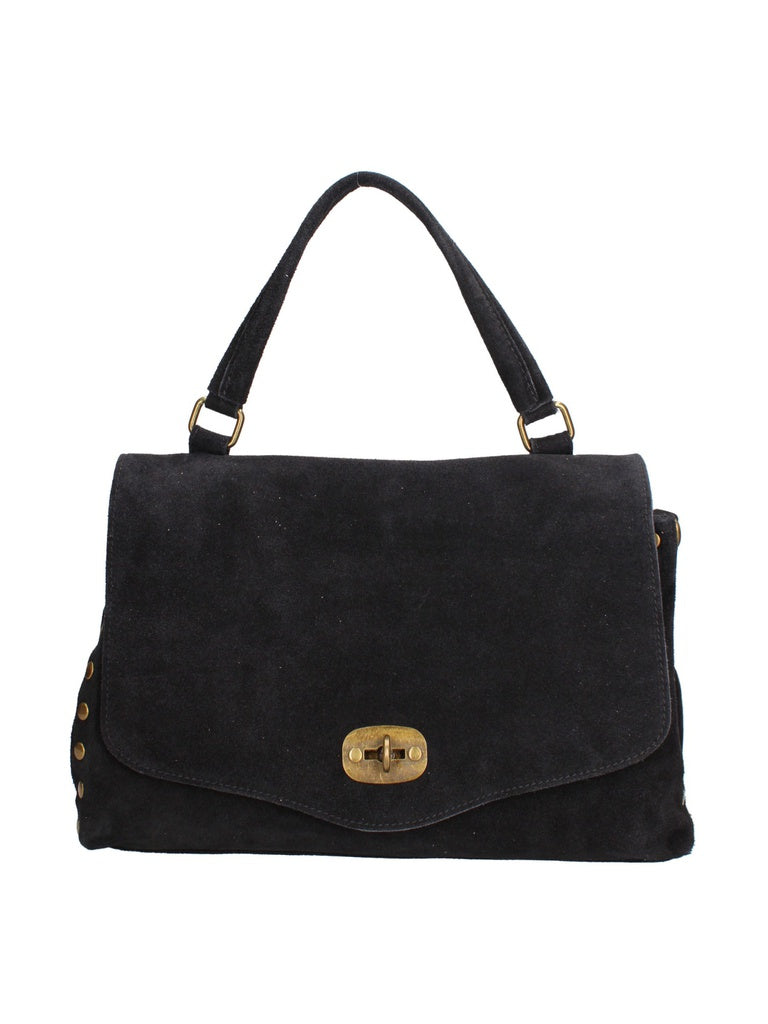 Women's Handmade in Italy Handbag - Zelia Elite Model - Suede Leather