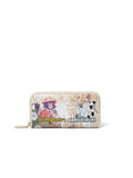 Women's Lemuria Wallet - Fabric & Polyester - Zip Closure