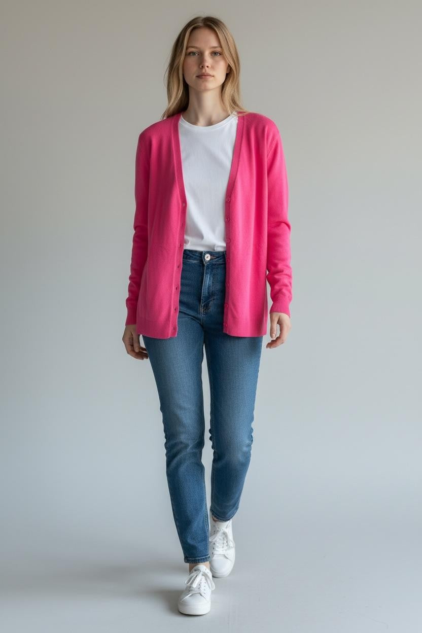 MARIUCCIA MILANO Cardigan Donna Blu Cotone