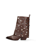 Women's Genuine Leather Ankle Boot - Lunaria Elite Model - Casual