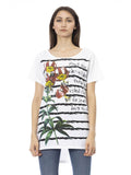 Women's Floralia T-Shirt - Polyester/Cotton Blend - Size L
