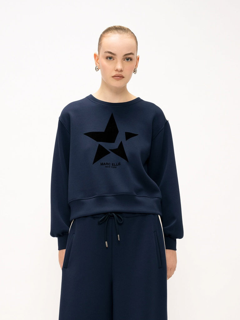 Women's Seraphina Plus Sweatshirt - Made in Italy - Viscose & Polyester
