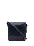 Men's Genuine Leather Shoulder Bag - False Model - Made in Italy