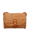 Women's Shoulder Bag - Laurenzia Model - Rattan