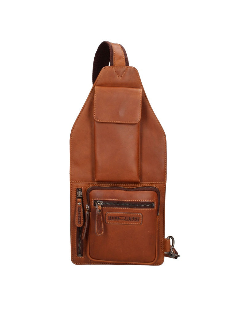Men's Genuine Leather Chest Pack - False Model - Casual