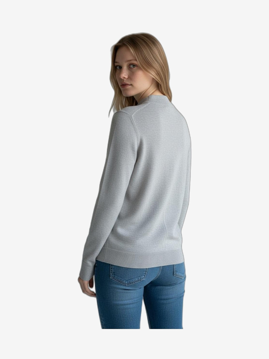 MARIUCCIA MILANO Girocollo Con Pistagna Donna Blu Cotone Girocollo