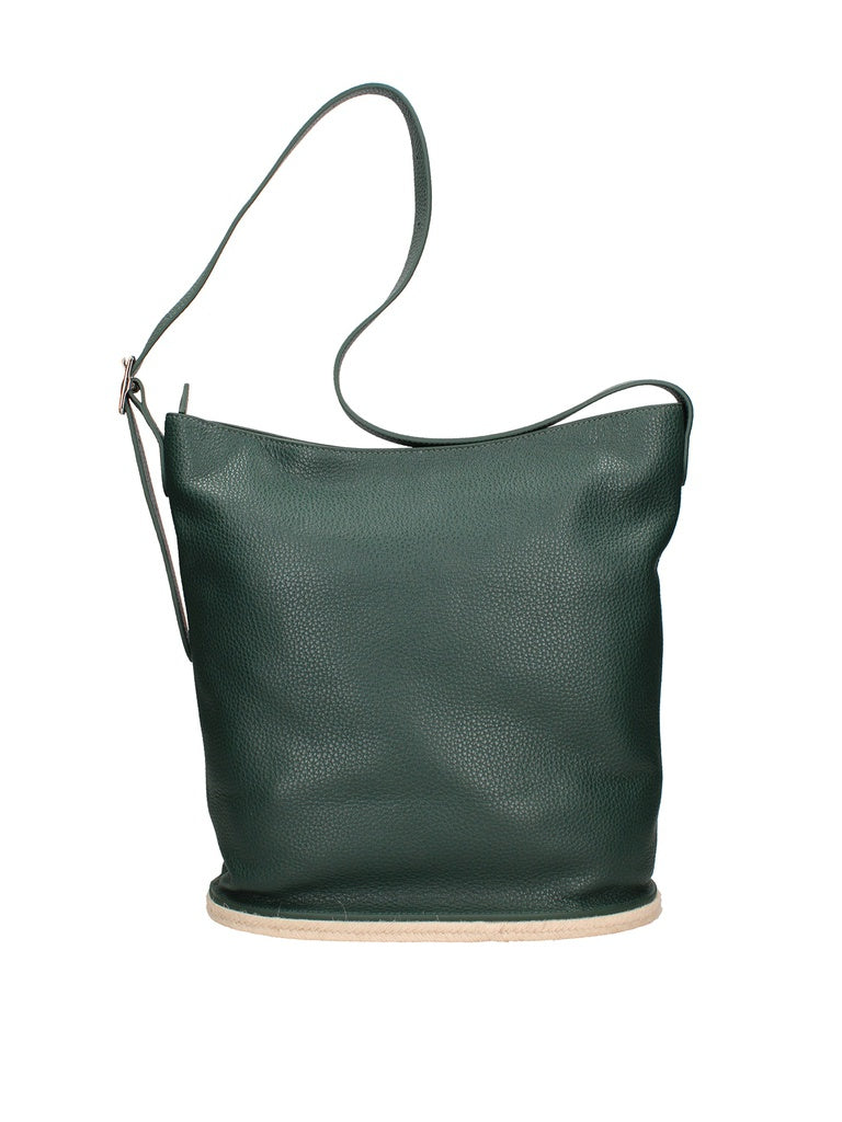 Women's Italian Made Shoulder Bag - Zelia Plus Model - 100% Leather