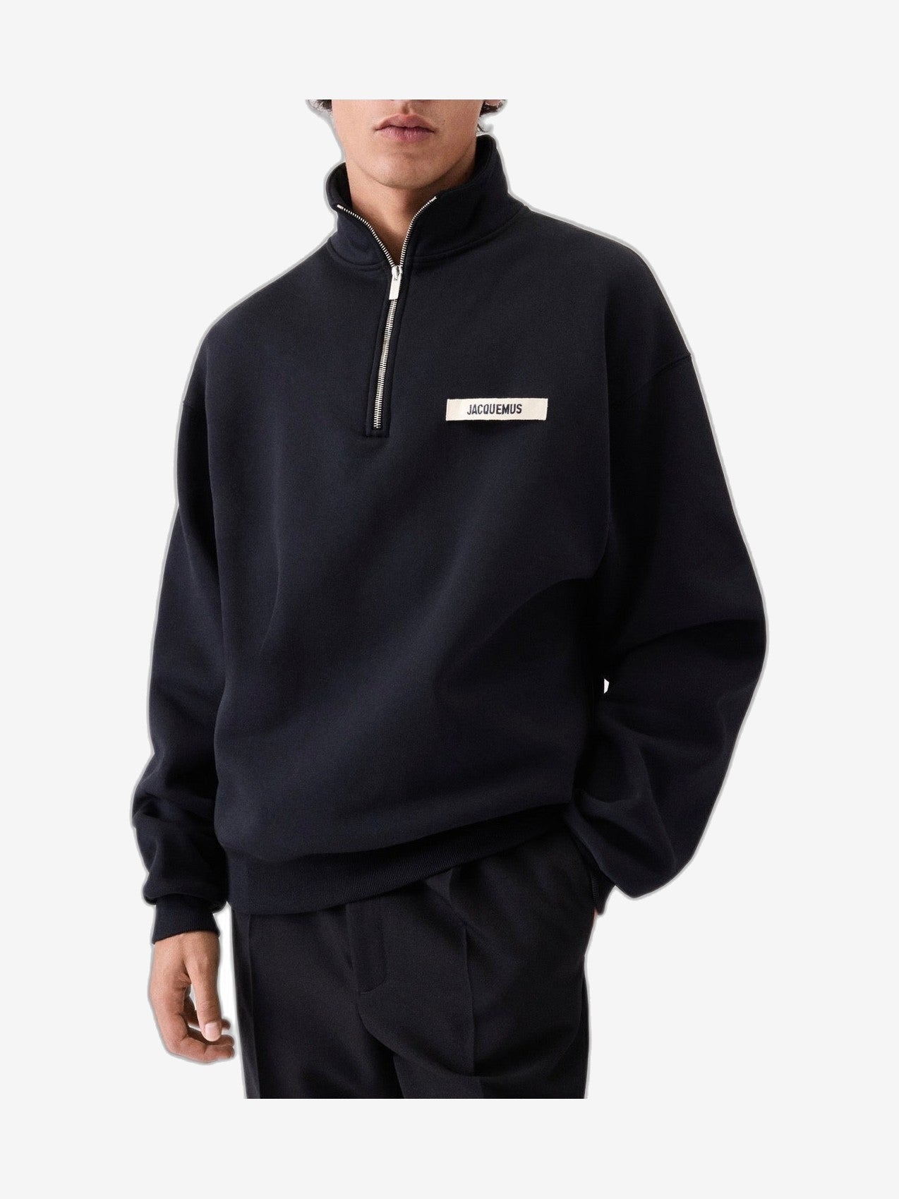 JACQUEMUS Felpa Uomo Avorio Cotone