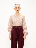 Women's Seraphina Elite Sweater - Wool & Acrylic - Made in Italy