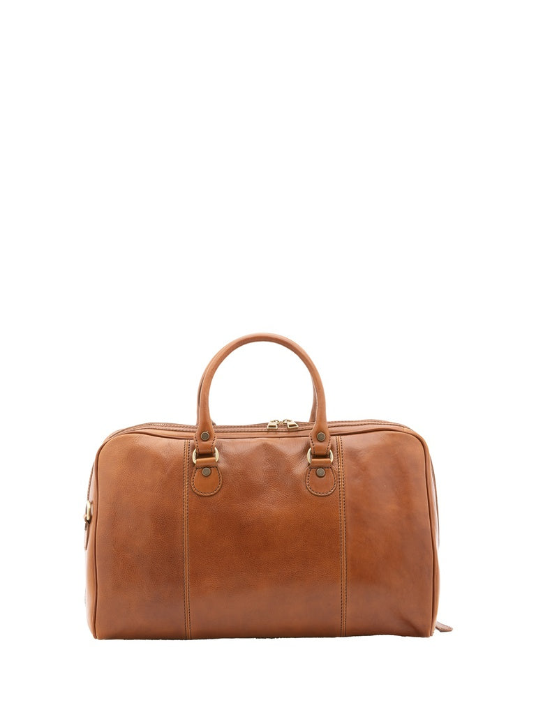 Unisex Genuine Leather Travel Bag - False Model - 100% Cotton