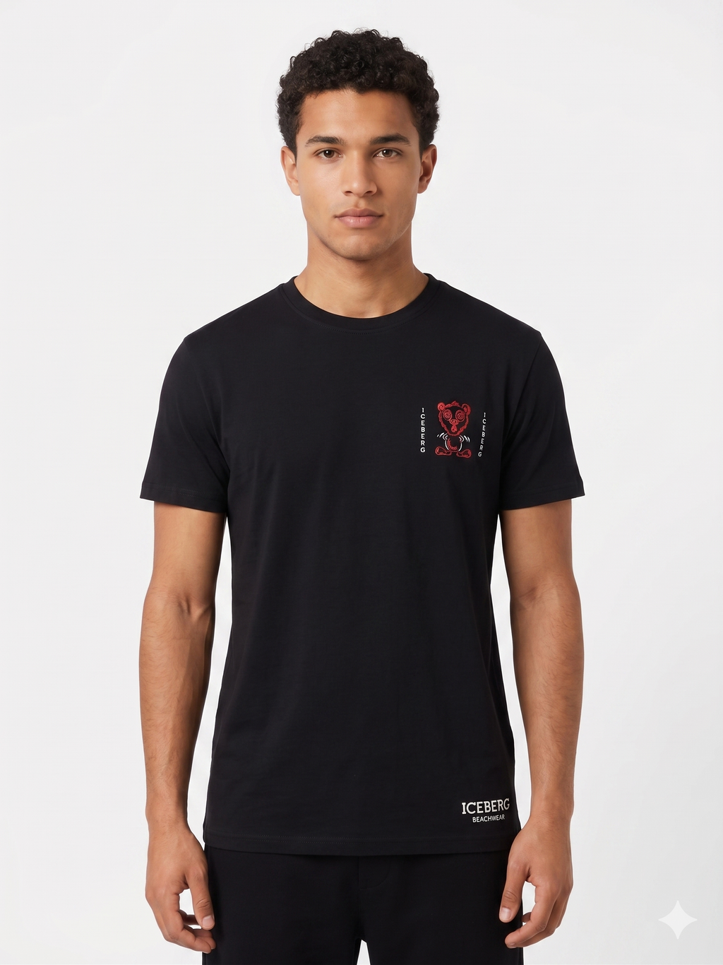 Iceberg T-Shirt Uomo Nero