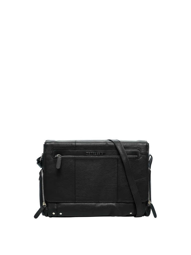 Genuine Leather Men's Sling Bag - Umbria Prime Model