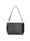 Women's Shoulder Bag - Lorelei Model - Genuine Crocodile Leather