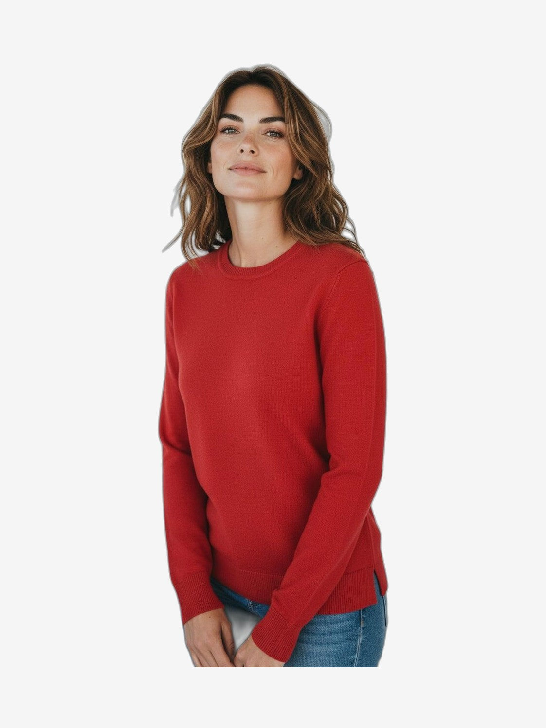 MARIUCCIA MILANO Crew Neck Women's Blue Cotton Crew Neck