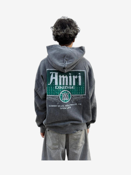 AMIRI Felpa Uomo Grigio Felpa
