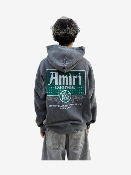 AMIRI Felpa Uomo Grigio Felpa