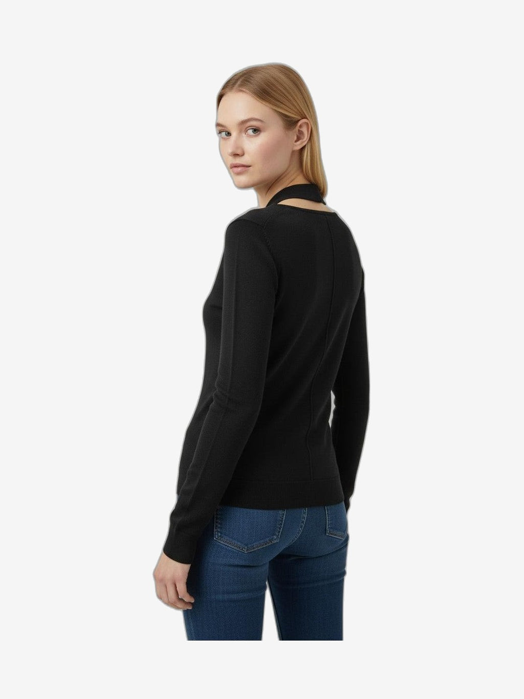 MARIUCCIA MILANO Girocollo Con Pistagna Donna Blu Cotone Girocollo