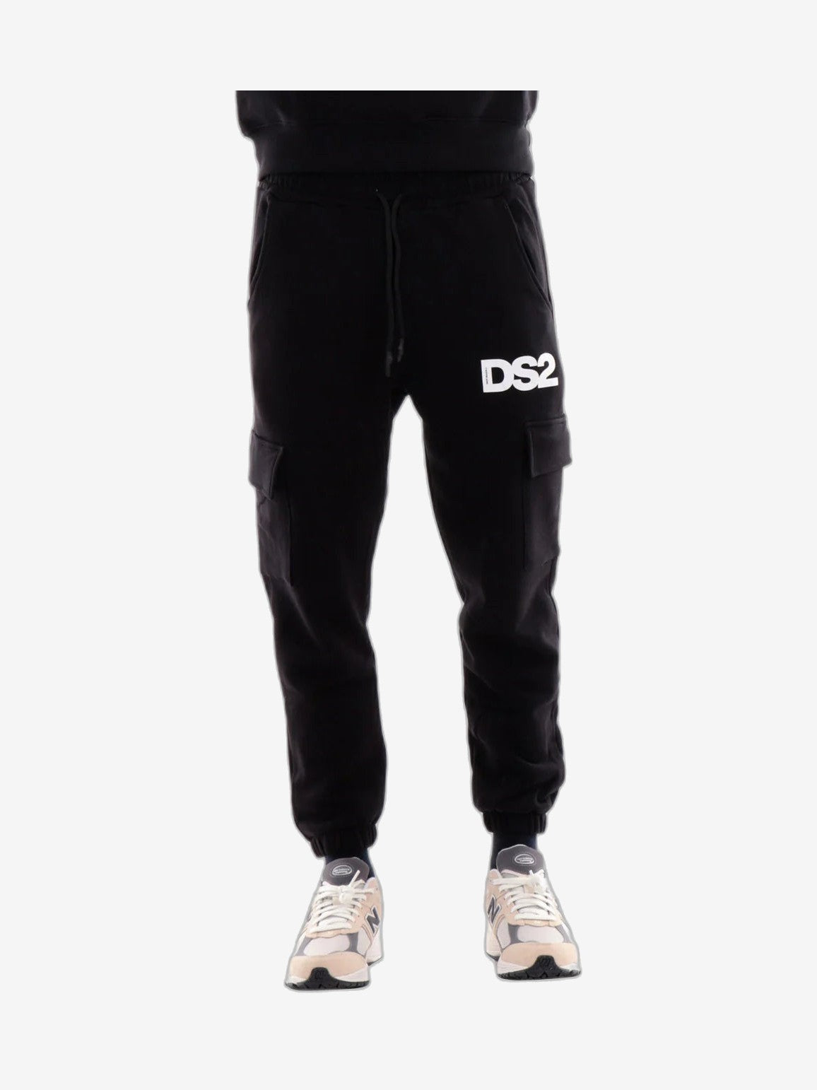 DS2 Pantaloni Uomo Nero Cotone