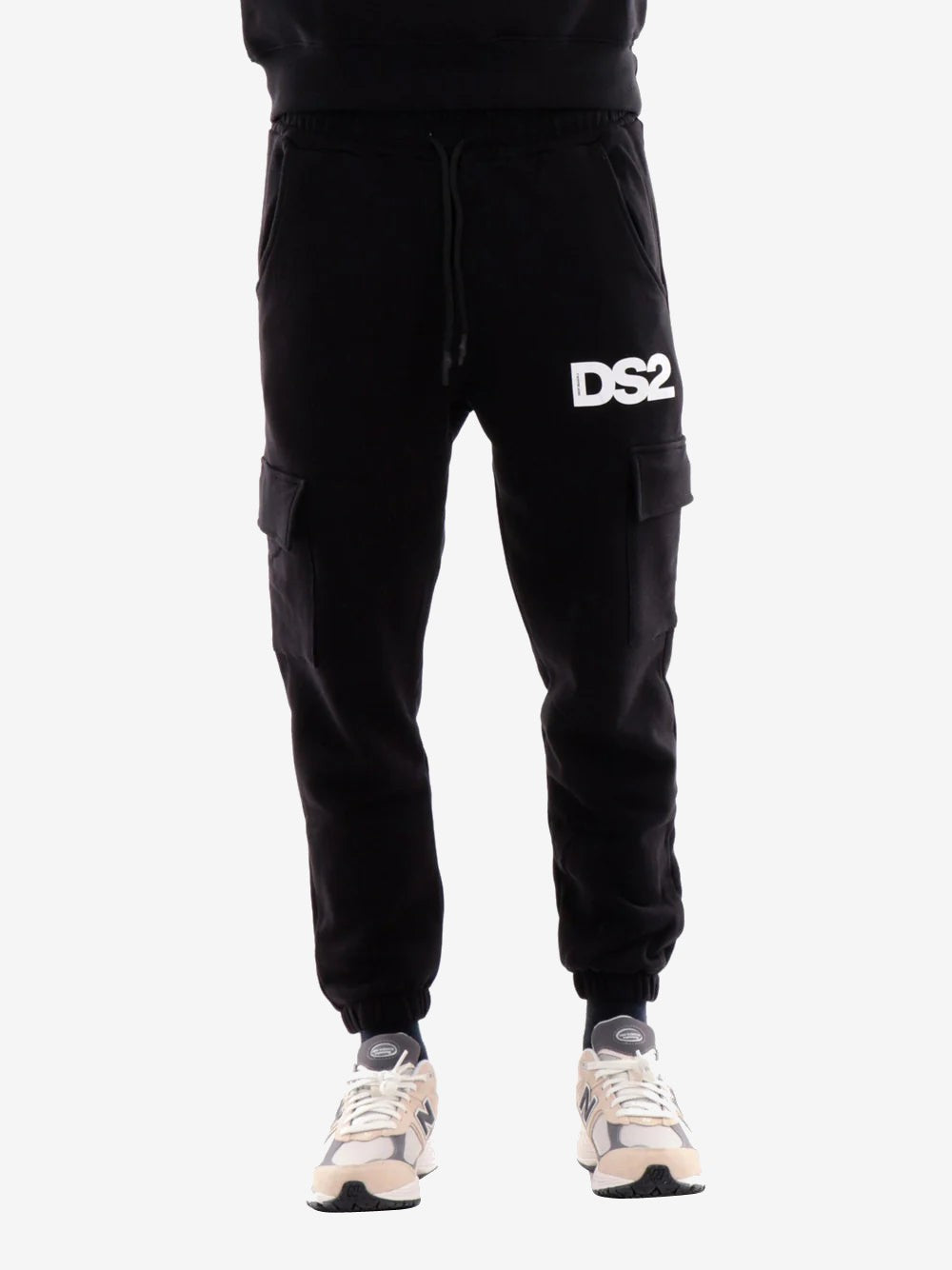 DS2 Pantaloni Uomo Nero Cotone