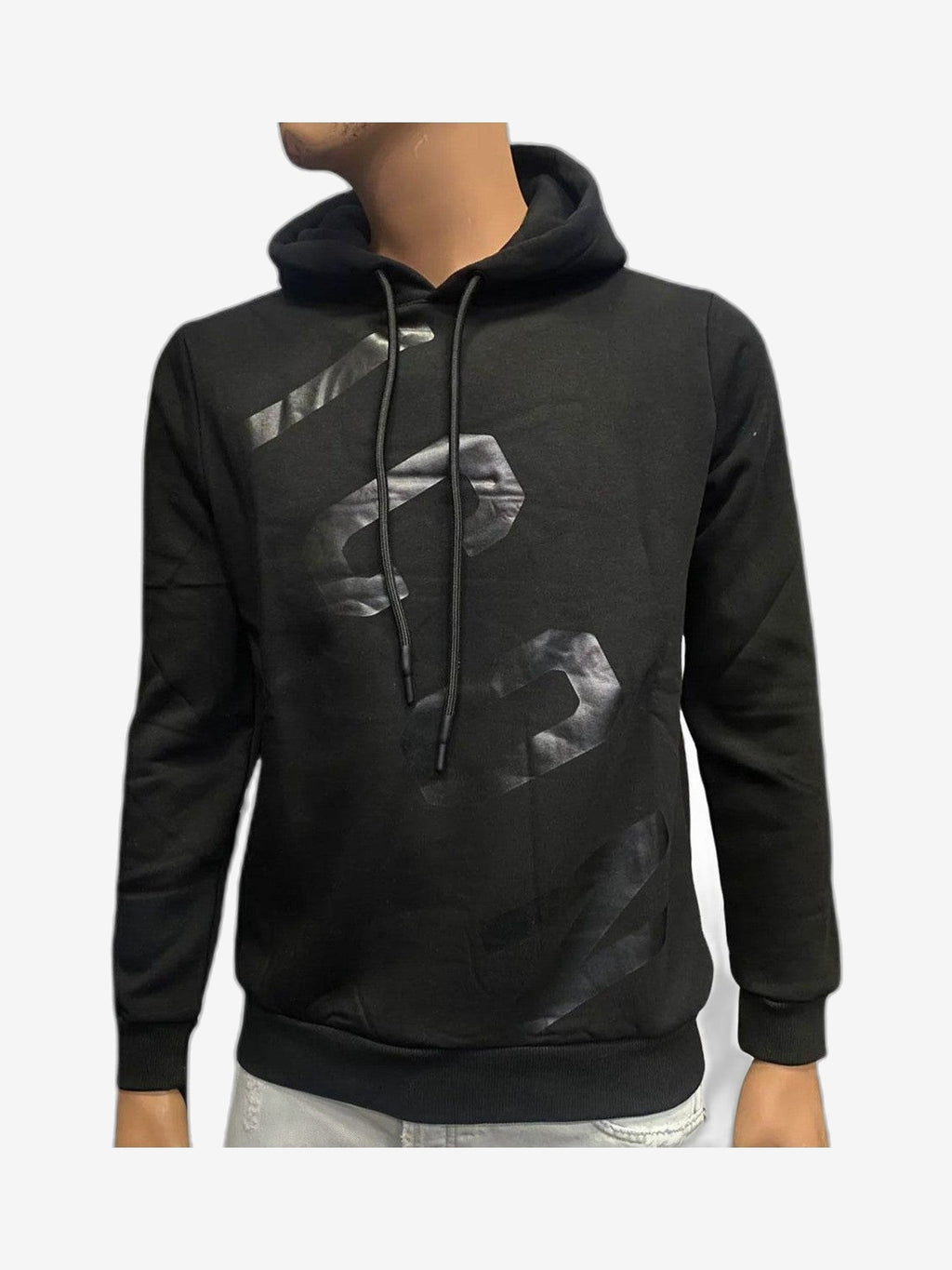 ICON Herren Hoodie Schwarz Baumwolle