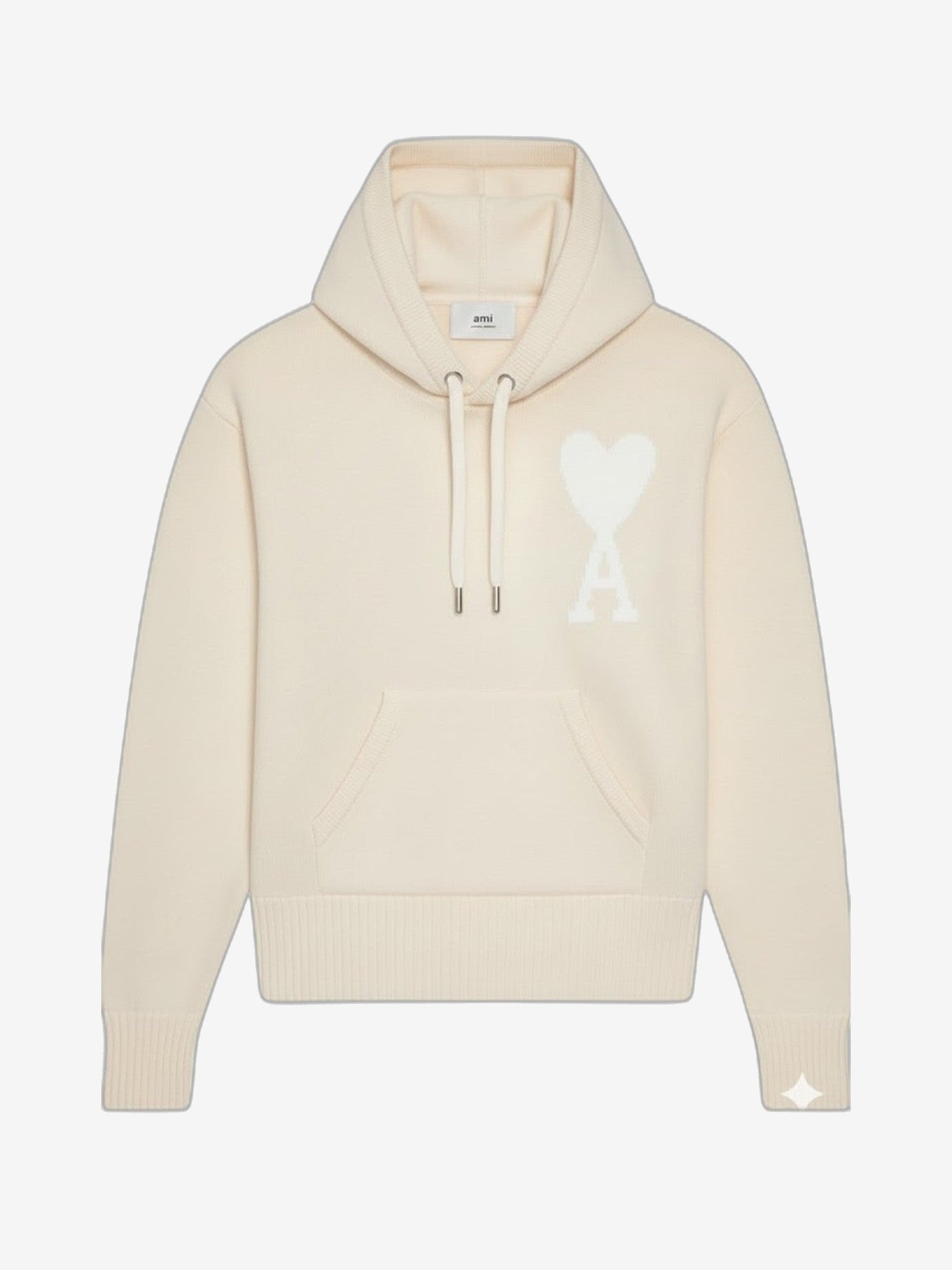 AMI PARIS Maglione Unisex Beige Felpa