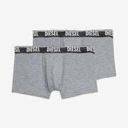 DIESEL Boxer Uomo Grigio Cotone