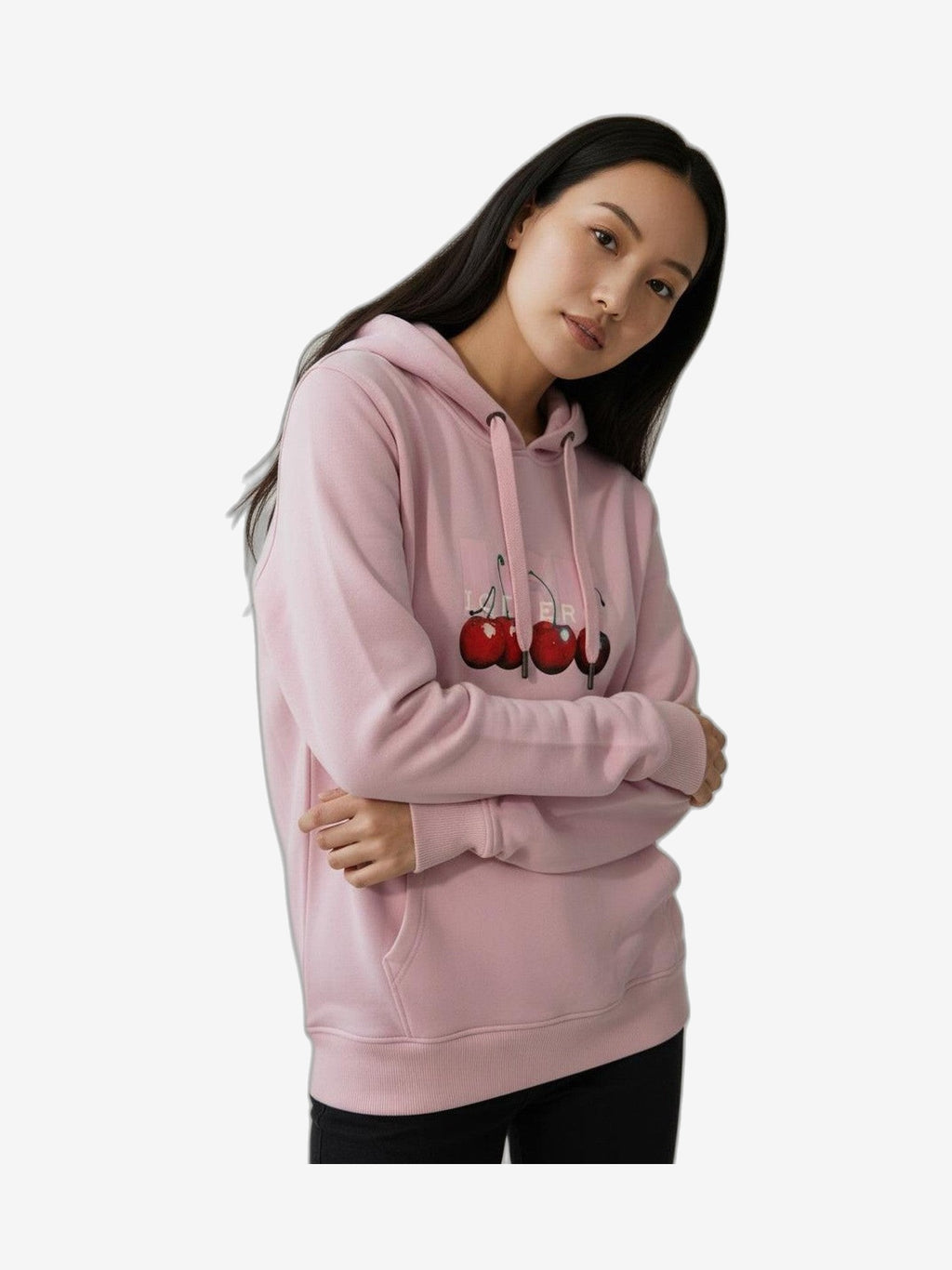 ICEBERG Damen Hoodie Rosa Baumwolle