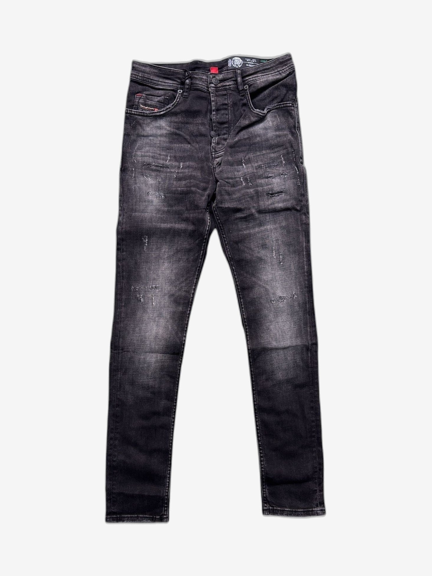 DIESEL Jeans Uomo Nero Cotone