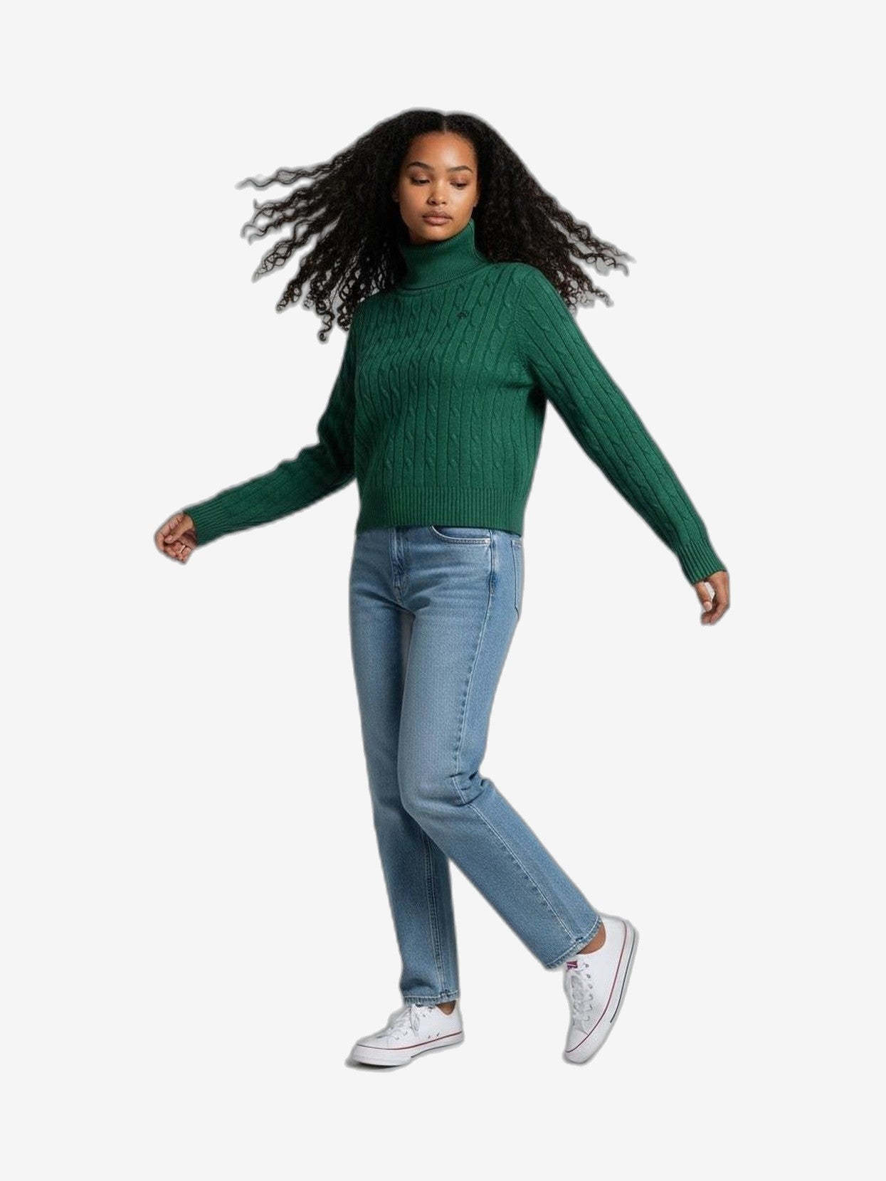 FRESH FLOWER Dolcevita Women's High Neck Green